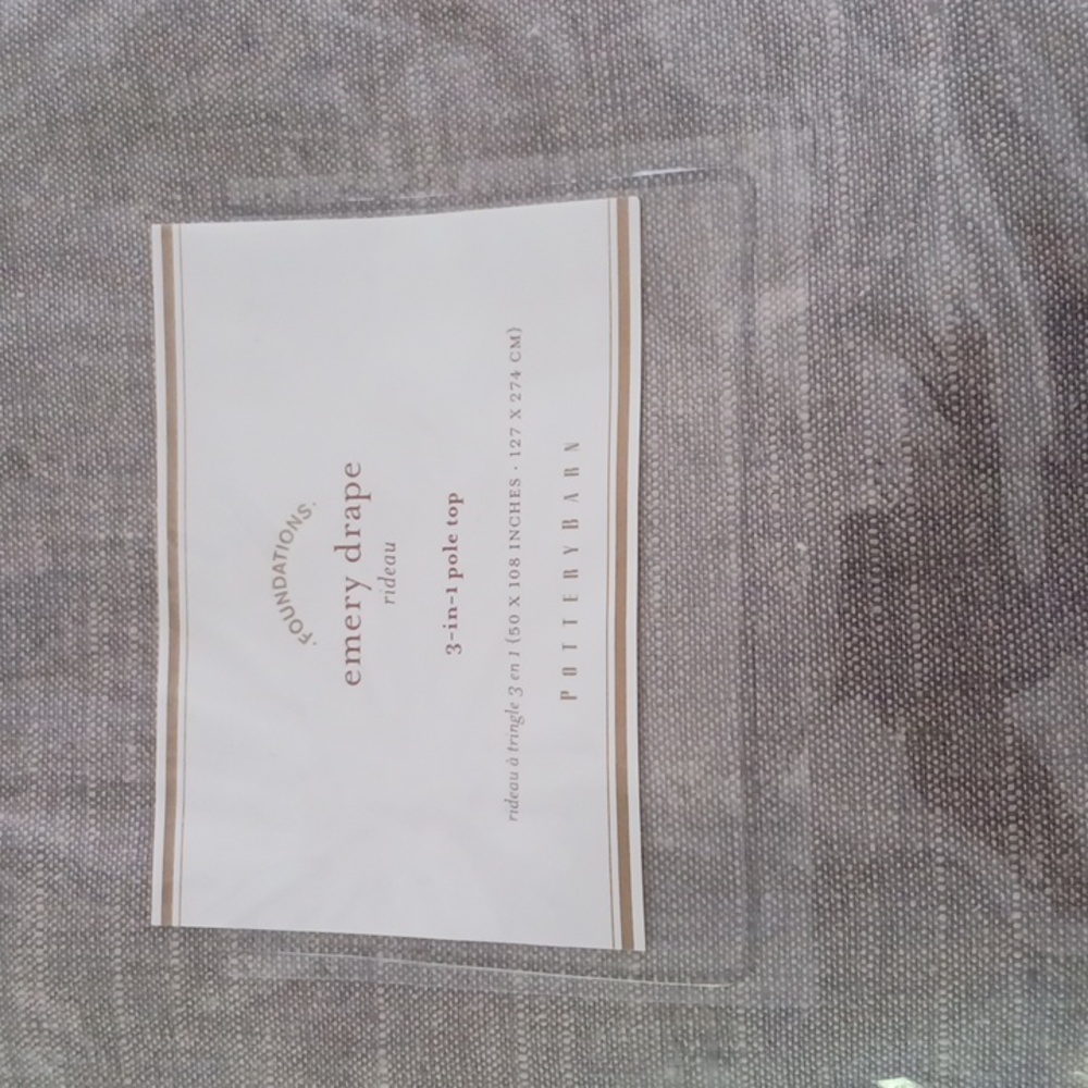 Pottery Barn. Emery Drape